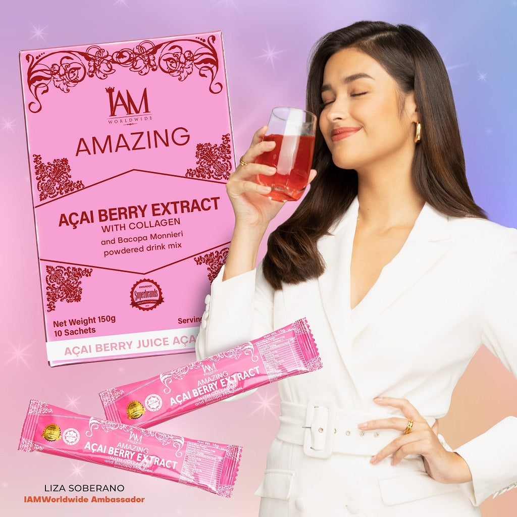 Amazing Acai Berry Extract with Collagen and Bacopa Monnieri (1Box)