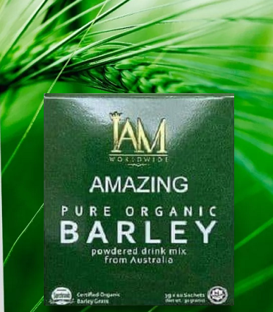 Amazing Pure Organic Barley Powdered Drink Mix (1 Box)