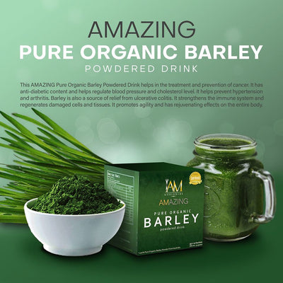 Amazing Pure Organic Barley Powder (4 Boxes)