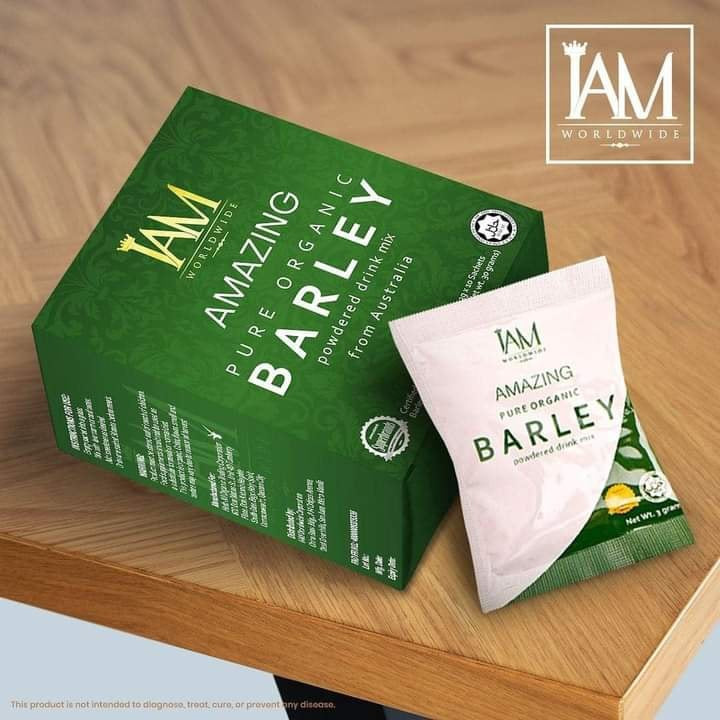Amazing Pure Organic Barley Powdered Drink Mix   (1 Box)