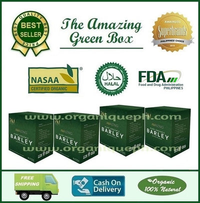 Amazing Pure Organic Barley Powder (4 Boxes)
